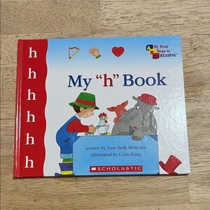 Scholastic My 'h' Book - My First Steps to Reading Children's Book